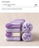 Kuromi Girls' Thick Winter Cotton Socks - Plus Velvet, Warm Terry for Autumn & Winter
