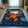 Cute Snoopy Dog Cartoon Living Room Non-Slip Area Rug Soft Carpet for Bedroom Kids Playroom Sofa,Home Decor Doormat Gift
