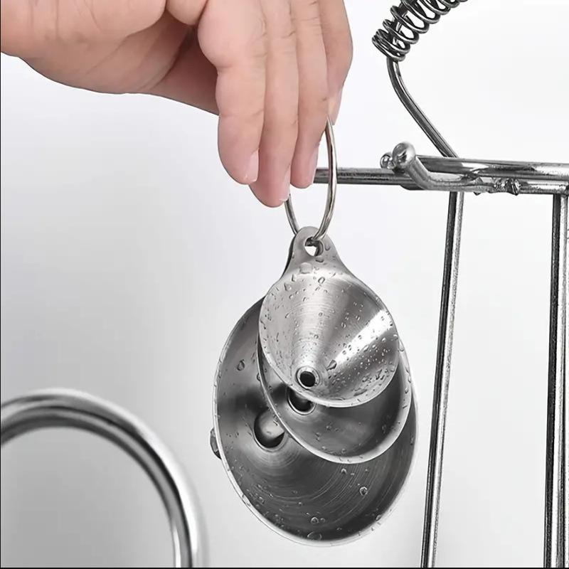 3/5 Pcs Stainless Steel Kitchen Funnels Set Food Grade Metal Funnels for Filling Bottles Small Funnels for Essential Oil Spices