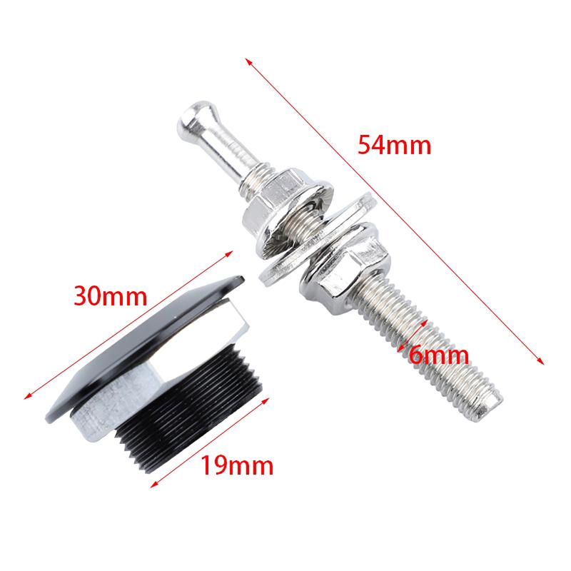 1Pcs 30/32Mm Car Push Button Bonnet Hood Pin Quick Release Latch Lock Clip Kit Aluminum Engine Exterior Parts Universal