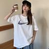 Cotton Short-sleeved T-shirt Women's Loose Original Style New Letter Printing Student T-shirt Ins Women's Fashion