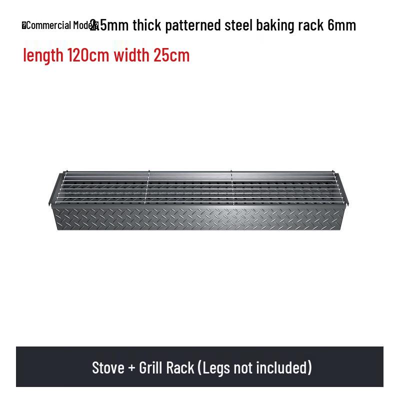 Heavy-Duty Commercial Charcoal BBQ Grill