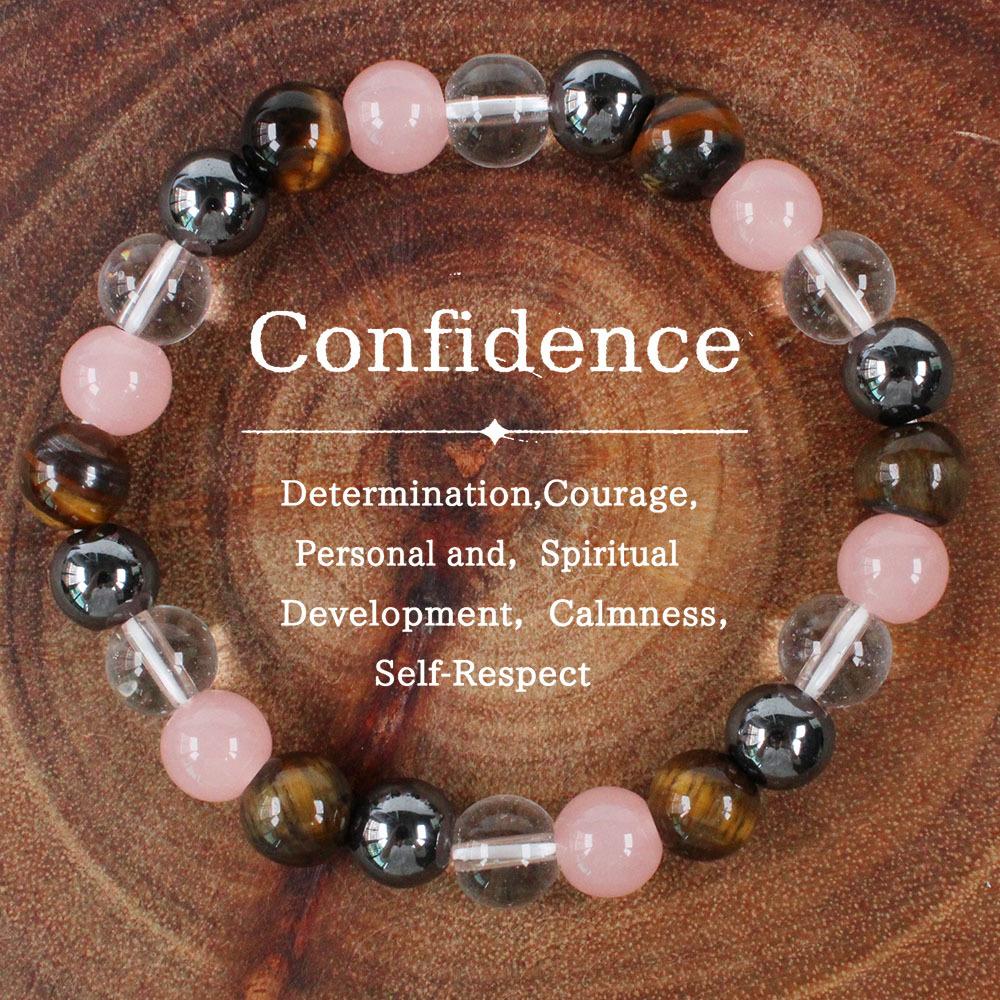 Purple Amethyst Rose Quartz White Howlite Beaded Bracelet Sweet Fashion Jewelry For Women Daily Wear Gift