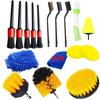 PWS New Car Detailing Brushes Kit Brushes for Automotive Cleaning Auto Air Cleaning Electric Drill Brush Cars Dirt Dust Cleaning