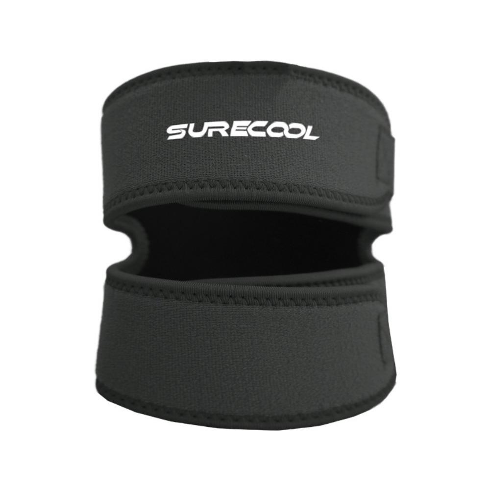 

Adjustable Patella Knee Support Stabilizer Band Knee Wrap Band Basketball Volleyball чёрный