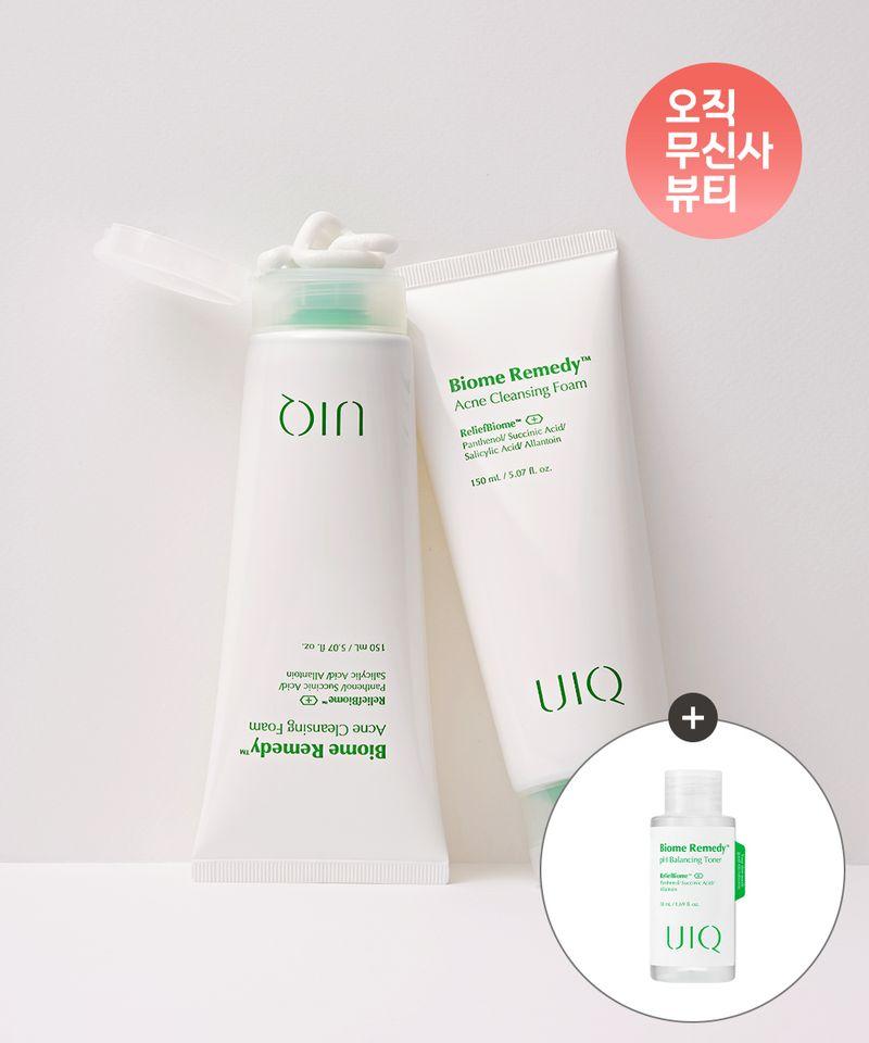 [2PACK] Biome Remedy Acne Cleansing Foam 150ml (+Free Balancing Toner Mini 50ml)