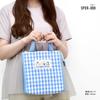 Insulated Lunch Tote Snoopy and Olaf Bag, Check, SPER-008