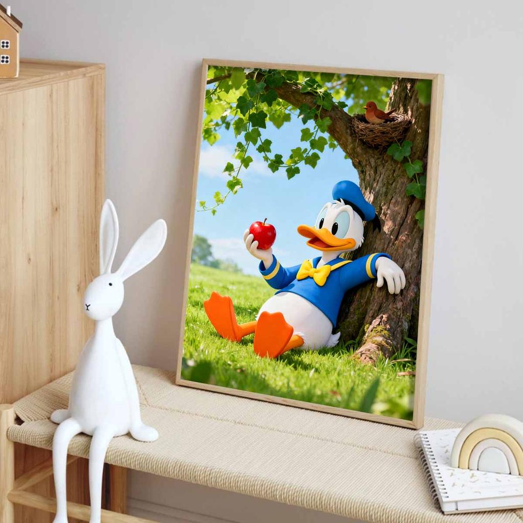 Disney Donald Duck Diamond Art Painting Kit 5D Handmade Diy Diamond Painting, Home Wall Decoration