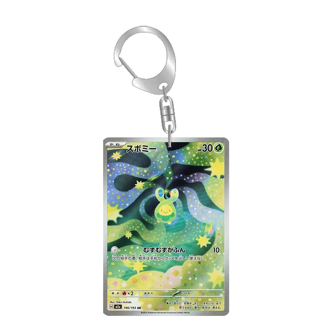 Anime Acrylic Keychain for Diancie Gardevoir Leafeon Milotic Eevee Evolutions Team Rocket Card Key Ring Self-Made Bag Pendant