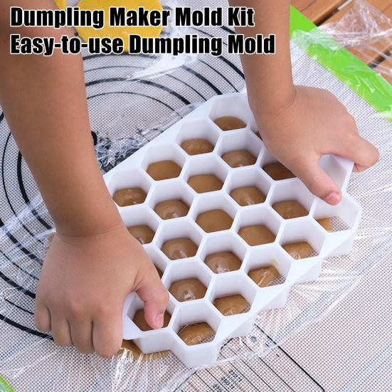 Ravioli Cutter Dough Divider Plastic Dough Grid for Uniform Dumplings Pastry Easy-Clean Kitchen Tool for Homemade Pasta
