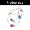 Stylish Floral Pearls Strand Necklace With Delicate Beads Trendy Women’s Jewelry Perfect For Everyday Wear