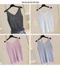 Korean Style Ice Silk Knit Sleeveless Loose Vest Top