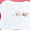 Christmas Lovely Cartoon Bowknot Santa Claus Snowman Christmas Tree Elk Snowflake Nail Art Stickers Xmas Cute Manicure Decals