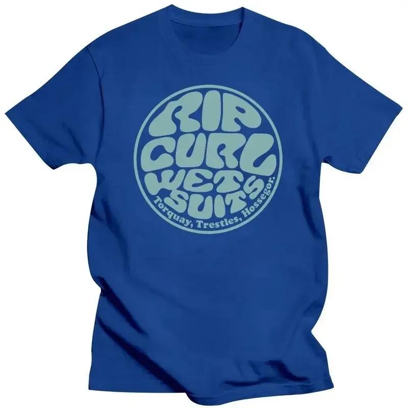 Men's Fashion Cotton T-Shirt Ripped Curls Printed T-Shirt High Quality Retro Short Sleeve T-Shirt Oversized Crew Neck Top Summer