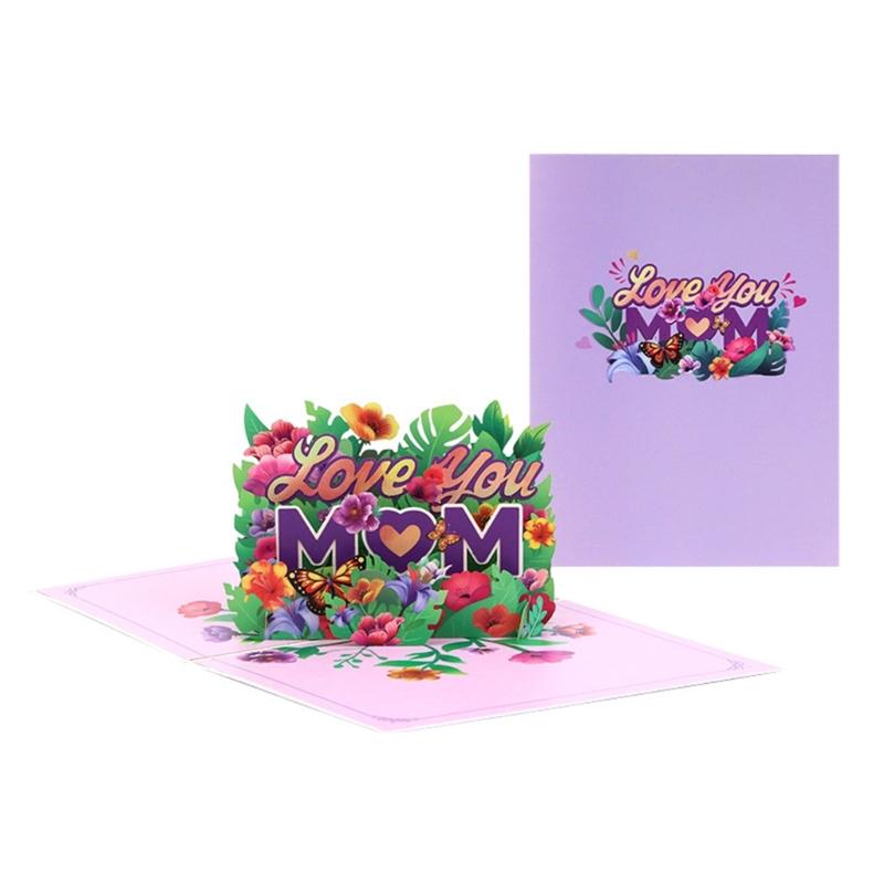 

Красивые 3D Pop-up Открытки ко Дню Матери Элегантные 3D Открытки Поздравления Складные Открытки ко Дню Матери Особенность Яркий Цвет 1