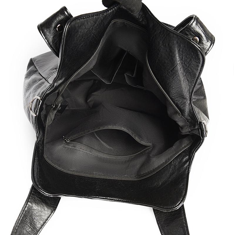 Women's Bag Lightweight Stitching Soft Leather Tote Bag Large Capacity Mother Bag