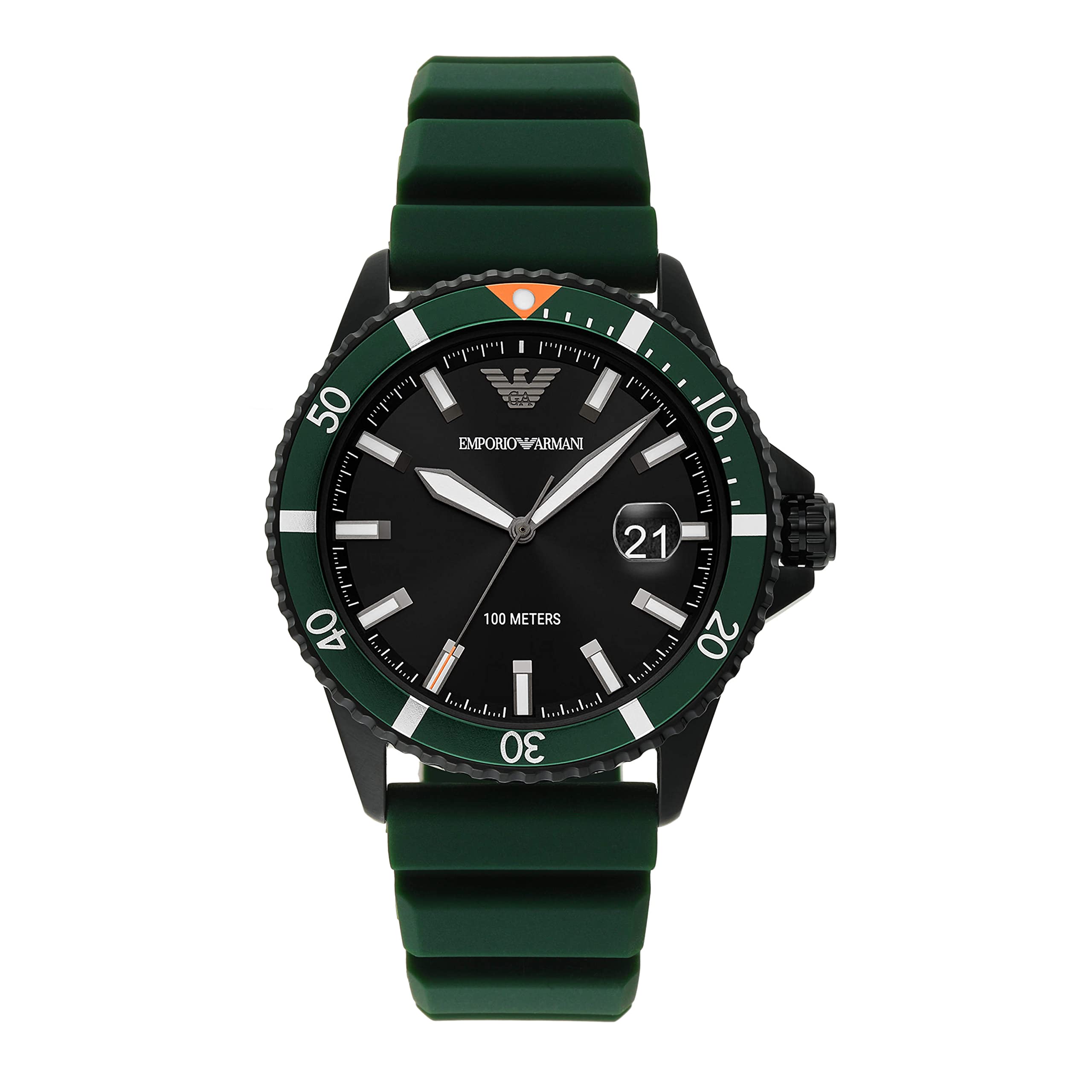 

Emporio Armani WORLD EXPLORER AR11464 Зеленые Часы Мужские зелёный