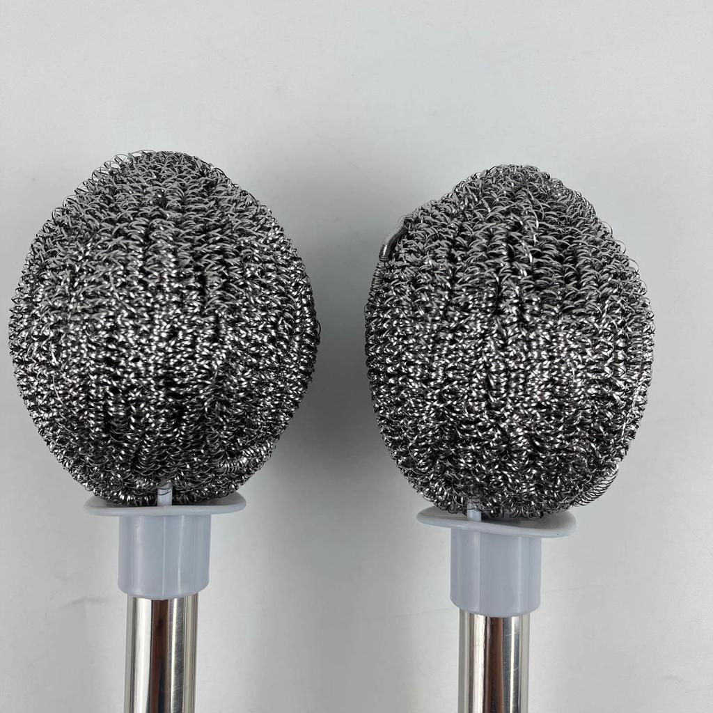 Stainless Steel Long Handle Dishwashing and Toilet Cleaning Brush