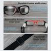 Clear Teenager Eye Protect Glasses Adjustable Strap Sport Protective Eyewear  Football
