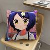 1pc Maya Jouga Anime Characters Pillow Case Fashion Square Pillowcase Bedroom Sofa Room Ins Decoration Leisure