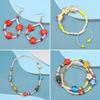 2pcs/bag 14mm Handmade Lampwork Flower Shape Glass Beads for Necklace Bracelet Earring Jewelry Making Accessories