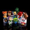 10pcs/lot Cartoon Movie Decoration Accessories - Woody Buzz Lightyear Alien Action Doll Models Cute Home Ornament Gifts.