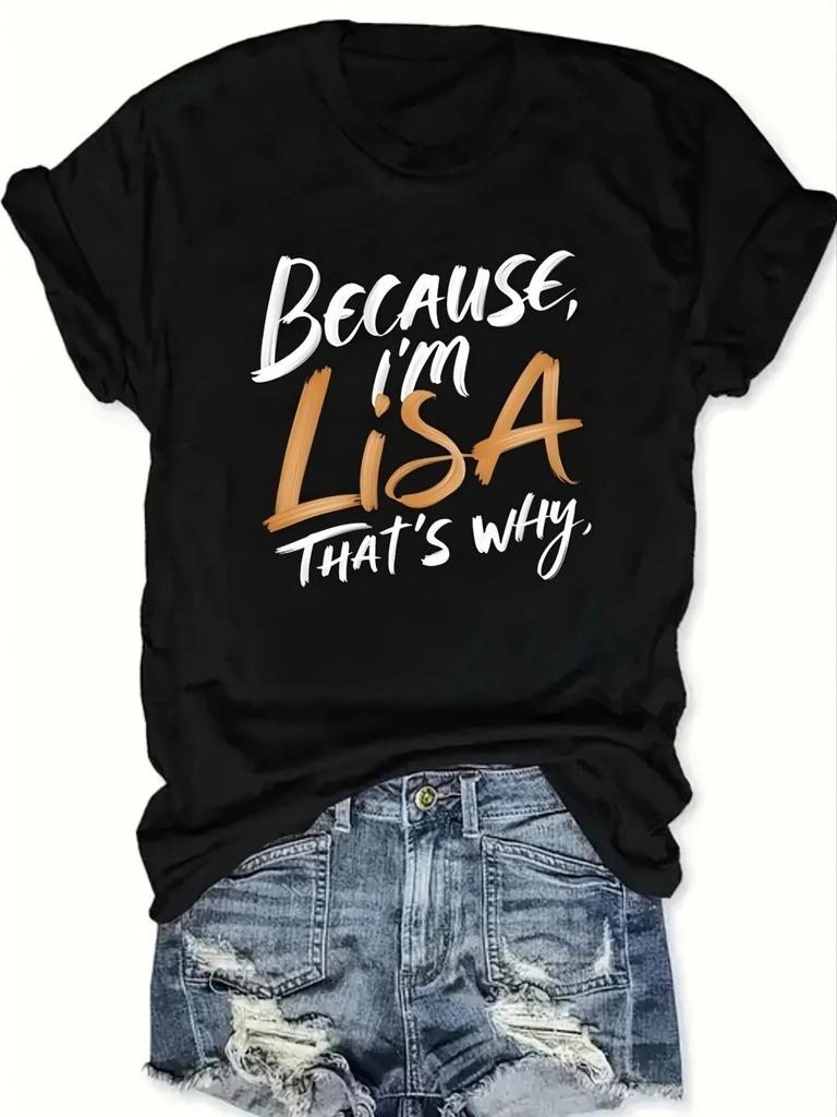 Women's Round Neck T-shirt, Suitable for Daily Leisure, Showing Natural and Elegant Style, A Must-have for Summer