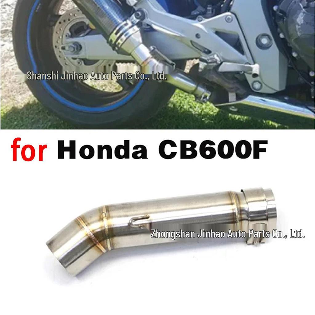 Stainless Steel Exhaust Mid-section for Hornet CB600F Motorcycle Modification