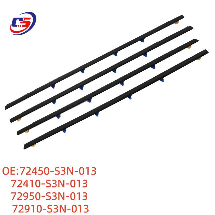 Honda Odyssey Door Trim & Window Seal Strip 72450-S3N-013 72450-S3N-013, 72410-S3N-013, 72950/72910-S3N-013