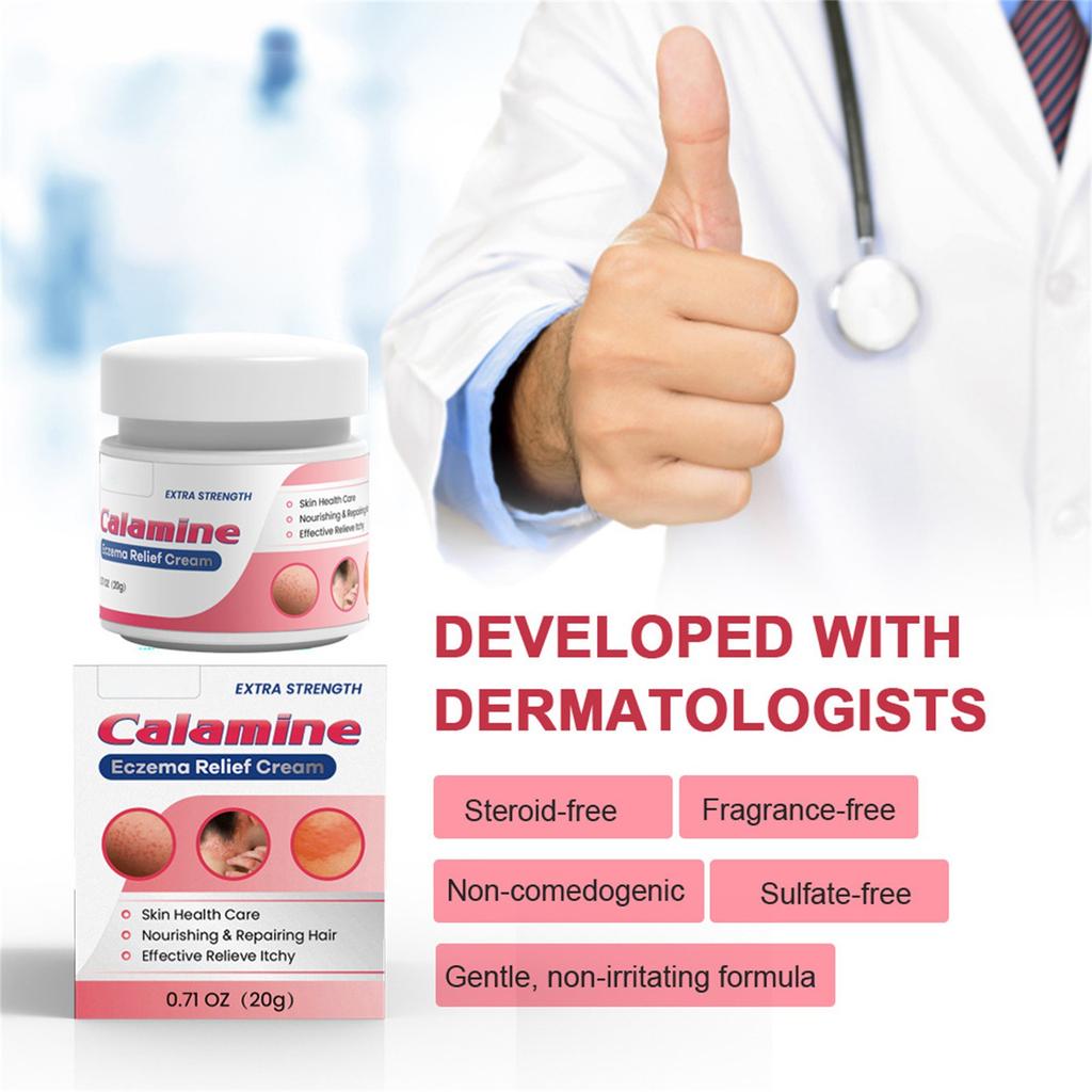 Calamine Detoxifying Cream 20g, Anti-itching Skin Care Cream