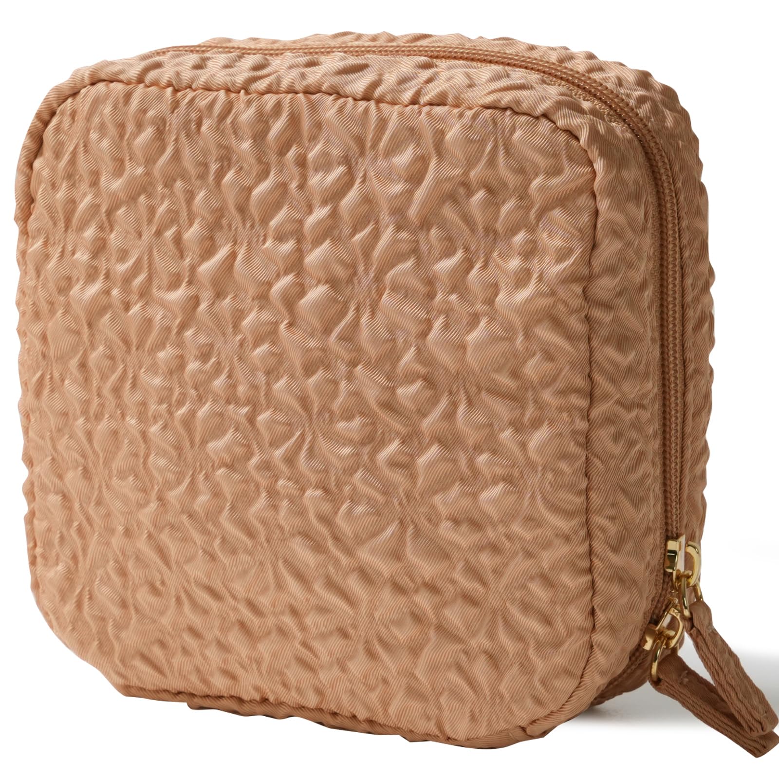 

Косметичка дорожная atRise для выпуклых Эта вертикальная косметичка портативная и компактная Бежевая Женская Милая, с рисунком. маленький, милый, (классический (основной),