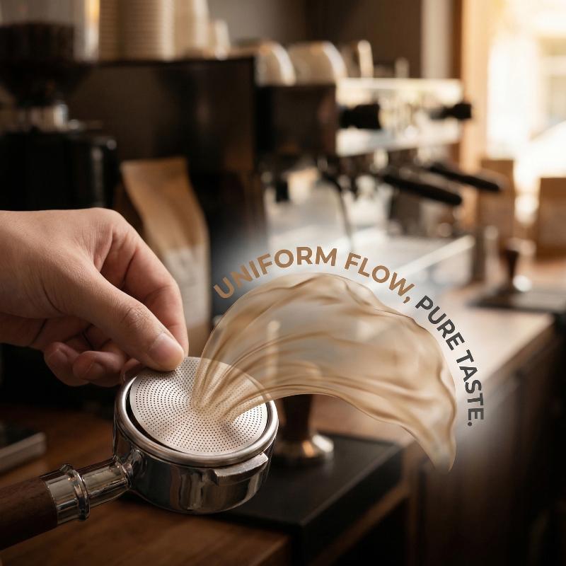 Obrazovka pro kávový puk kávovaru na espresso pro 51mm 53mm 58.35mm Portafiltr Domácí kavárna Barista Příslušenství