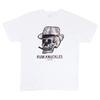 Camiseta Branca Rum Knuckles Caveira Camuflada