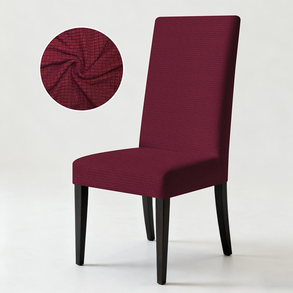 1PC Oversized Stretch High Back Dining Chair Covers Fashion Removable Spandex Protector Kitchen Thickened Soft Chair Cover