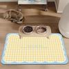 Pet Cat Feeding Mat - PVC Waterproof, Non-stick, Hair/Bite Resistant, Splash-Proof