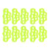 10Pcs Finger Exerciser 6.6LB Green Soft Flexible Silicone Portable Skin Friendly Finger Stretcher