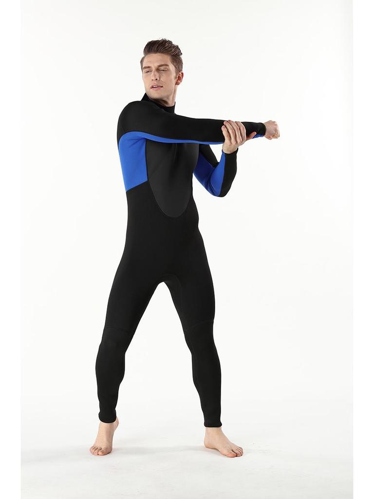 3mm Men's One-Piece Long Sleeve Diving & Surfing Wetsuit