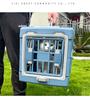 Trasportino Pieghevole Portatile per Animali Karolfer: Capsula spaziale traspirante per cani e gatti.