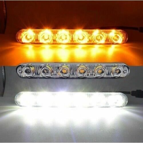 Phares Feux De Jour Blanc 9 LED 12V 36W IP68 Universel Pour Auto Camion Tracteur