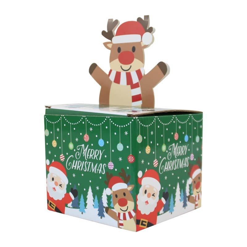 1pc Fun Christmas Cartoon Pattern Surprise Money Box 2026 Navidad Noel Happy Xmas Gift New Year Cash Gift Box Decoration
