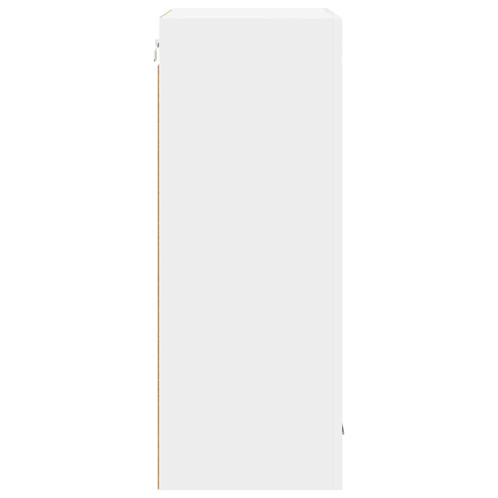 Hanging Cabinet with Storage White 50 x 31 x 80 cm Wood Based Material