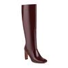 Fashion 2025 Plus Size 34-43 Square Toe Women Boots Hight Heels Knee-High Boots Ladies Shoes Simple Winter Boats Black Yellow Green Red