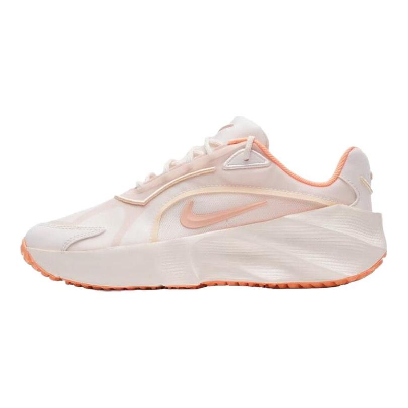 Nike Aura Cushioning Breathable Abrasion Resistant Low top Casual Shoes Women's Pink White HQ7025-104