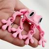 3D Printed Magnetic Frog Coloful 12.3Cm/5In Lifelike Movable Frog Magnet For Fridge Articulated Magnetic Refrigerator Sticker