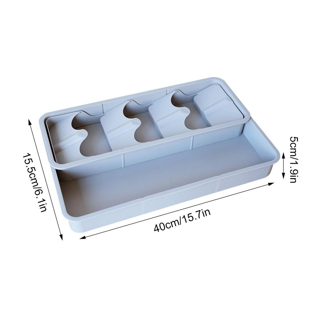Silverware Drawer Organizer Separator For Home Office Desk Kitchen Divider Stationery Storage Box Detachable Gadget For Colander