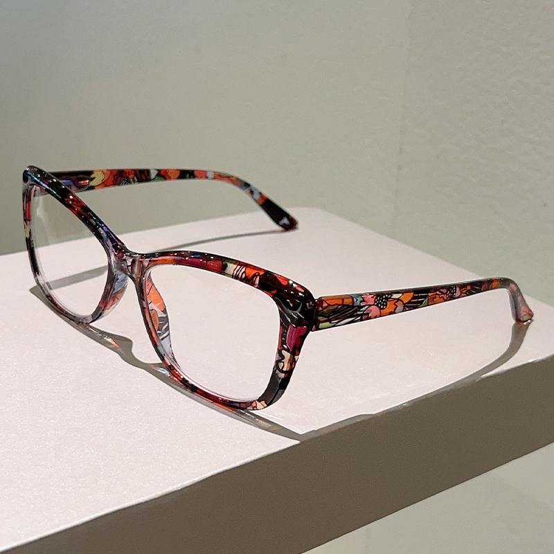 Vintage Square Reading Glasses Women New Fashion Full Rim Blue Light Blocking Eyewear Trendy Presbyopia Optical Frames