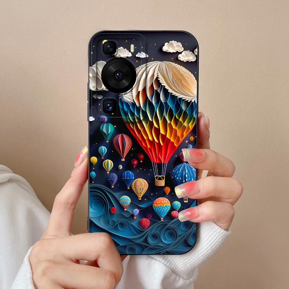 Für Huawei P60 Pro Art Handyhülle Süßes Design Weiche Flüssigsilikon-Rückabdeckung Für HuaweiP60 P 60 Anti-Drop Langlebiger Stoßfänger Funda
