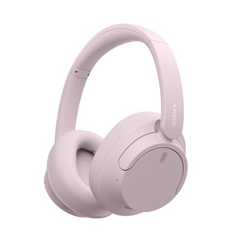 Sony WH-CH720N Wireless Noise Cancelling Headphones Pink Bluetooth 35H Ambient Sound 360 Reality Audio Microphone Lightweight 192g Fast Charging Alexa