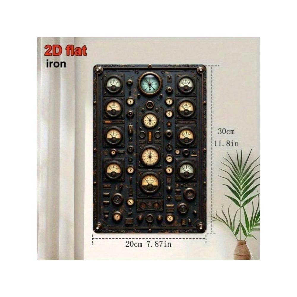 Steampunk Metal Wall Art Vintage Bar Sign Decor
