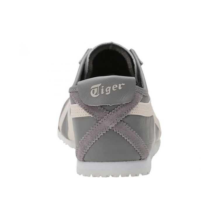 Onitsuka Tiger Mexico 66 Leather Lightweight Comfortable Sports Shock Absorption Low-Top Lifestyle Casual Shoes Unisex sneaker Light-Gray D4J2L-9602